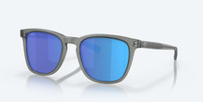 Costa Del Mar Sunglasses SULLIVAN Matte Gray Crystal Blue Mirror POLARIZED 580G