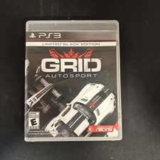 GRID AUTOSPORT Limited Black Edition PS3 Complete w/ Manual  VGC