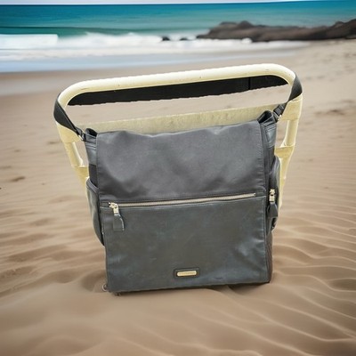 Vintage Black Esprit Crossbody Bag With Big Front Zipper Comes With An Extra Bag