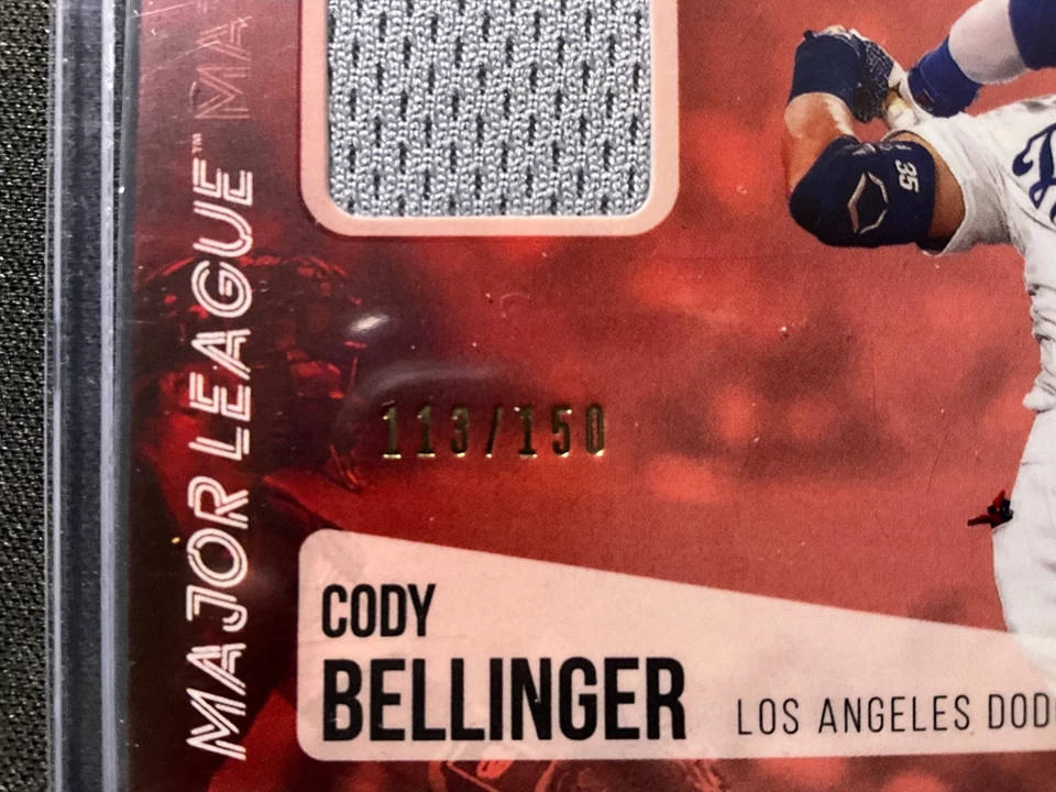 Cody Bellinger 2019 Topps Major League Material 150th Anniversary /150 Dodgers - Image 3 of 4