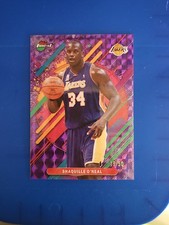 SHAQUILLE O'NEAL 2025-26 TOPPS FINEST #294 RARE PURPLE GEOMETRIC REFRACTOR 19/50