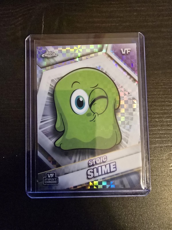 2026 Topps Chrome VeeFriends Stoic Slime X Fractor