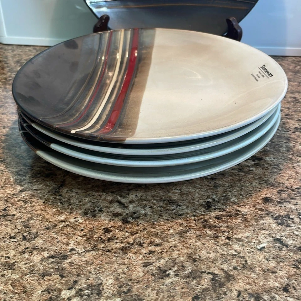 Juego de platos de cena vintage multicolor 5 Y2K Foto 2 de 4