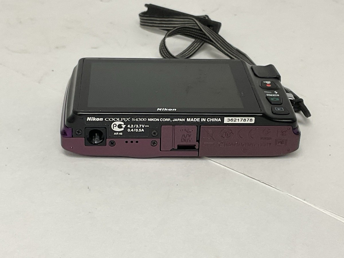 Nikon Coolpix S4300 Digital Camera Touch Screen 16.0MP | eBay