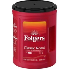 Folgers Classic Roast Ground Coffee, Medium Roast, 40.3 oz free shiping