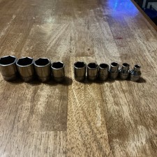 Snap- On 38 Drive 6pt Shallow Sae Socket Set Fs Series Snap- On 38 Drive 6pt Shallow Sae Socket Set Fs Series