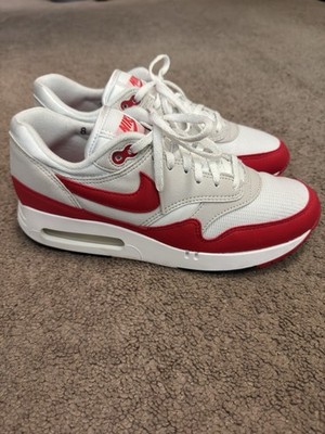 Nike Air Max 1  86 OG Big Bubble Sport University Red/White/Grey-Black Size 8