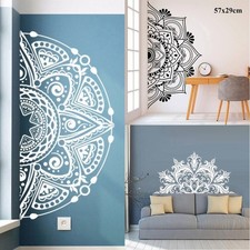 Wall sticker PVC Wall Decal Waterproof Bedroom Mandala Half Wall Sticker