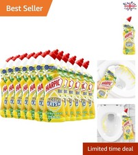 Antibacterial Toilet Cleaning Gel with Essential Oils - Citrus Zest, 12 x 750ml 4.67 per litre