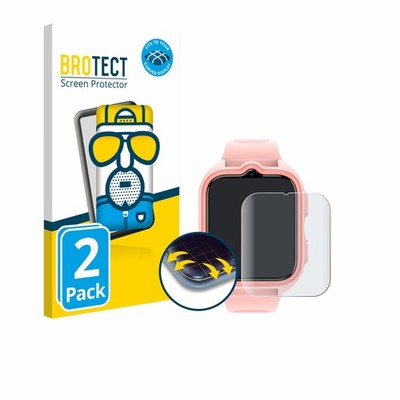 2x Fullscreen für Blackview Z30 Kids Smartwatch Matt Display Schutzfolie