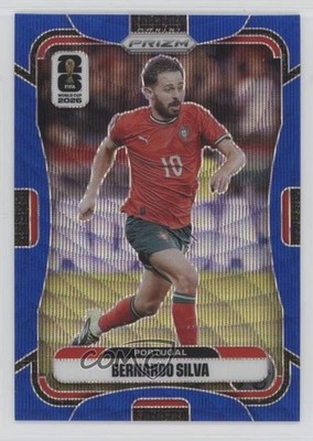2026 Panini Prizm FIFA World Cup Blue Wave Prizm /55 Bernardo Silva #362 1ce5