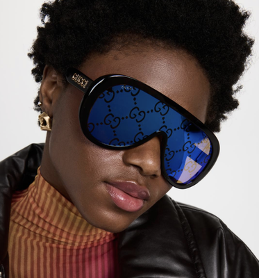 NEW Gucci GG1370S 002 Oversized Sunglasses Havana Frame Blue NEW Gucci GG1370S 002 Oversized Sunglasses Havana Frame Blue