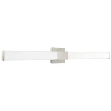 48 In. 1-Light Brushed Nickel Fixture 5 CCT 2700K-5000K Vanity 38-Watt 2800 Lume