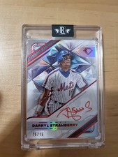 Darryl Strawberry 2025 Topps Diamond Icons Auto 15/15