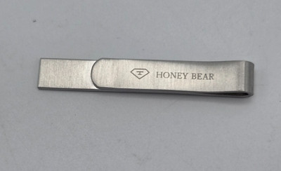 HONEY BEAR 1.57 inch Herren Kinder Krawattennadel Krawattenklammer für schmale