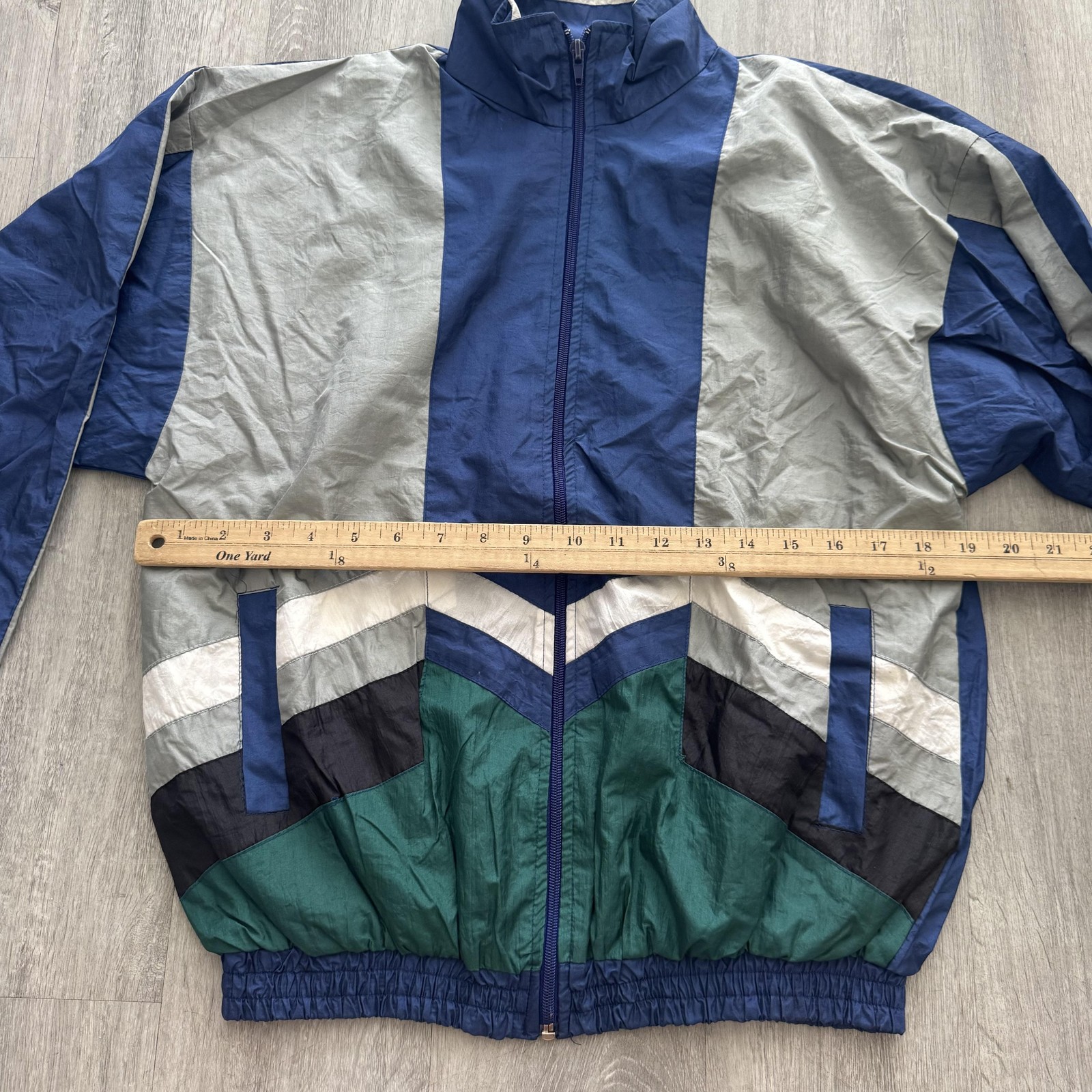 Vintage Basic Formula Windbreaker Jacket Mens Sma… - image 3