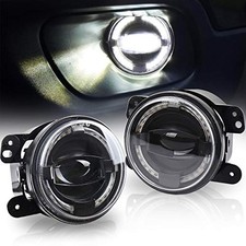 4inch Led Fog Lights 20w Fog Lamps With White Halo Drl Front Bumper Driving 4inch Led Fog Lights 20w Fog Lamps With White Halo Drl Front Bumper Driving