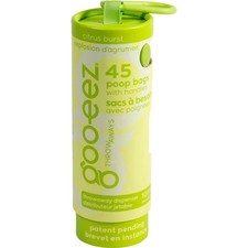 GZ3027 CIT01OS Compact Eco-Friendly Poop Bag with Dispenser Citrus Burst - 45...