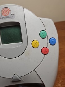 SEGA Dreamcast OEM Controller HKT-7700 w/ VMU Memory Card HKT-7000 White