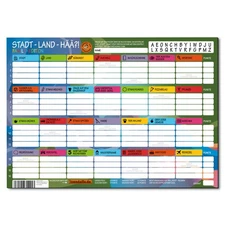 Stadt Land Hää?! Family Edition Spielblock mit 50 Blättern - Stadt Land Fluss