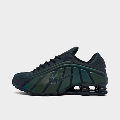 Men's Nike Shox R4 Casual Shoes Black/Seaweed/Light Lemon Twist/Black IM6596 001