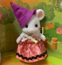 Sylvanian Families Marshmallow Mouse Halloween House Set Girl Figure Only