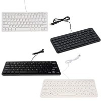 USB Wired Stylish Slim Qwerty Keyboard Layout For PC Desktop Computer Laptop