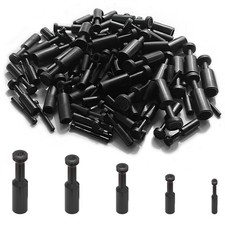 kuosbiu 100Pcs Push-to-Connect Fitting Plug, 1/8, 1/4, 5/16, 3/8, 1/2 
