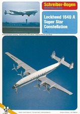 Kartonmodell Super Constellation 1:50 Schreiber Bogen