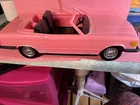 Vintage 1983 Hot Pink Meritus Mercedes Benz Barbie Sports Car