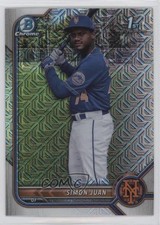 2022 Bowman Chrome Prospects Mega Box Mojo Refractor Simon Juan #BCP-170 0l58