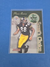 2000 Bowman Scout's Choice #SC5 Plaxico Burress Steelers FOOTBALL Card T1
