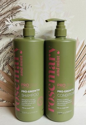 Pro Bliss Hair Care ~ Rosemary Mint Pro-Growth Shampoo & Conditioner 33.8 fl oz 