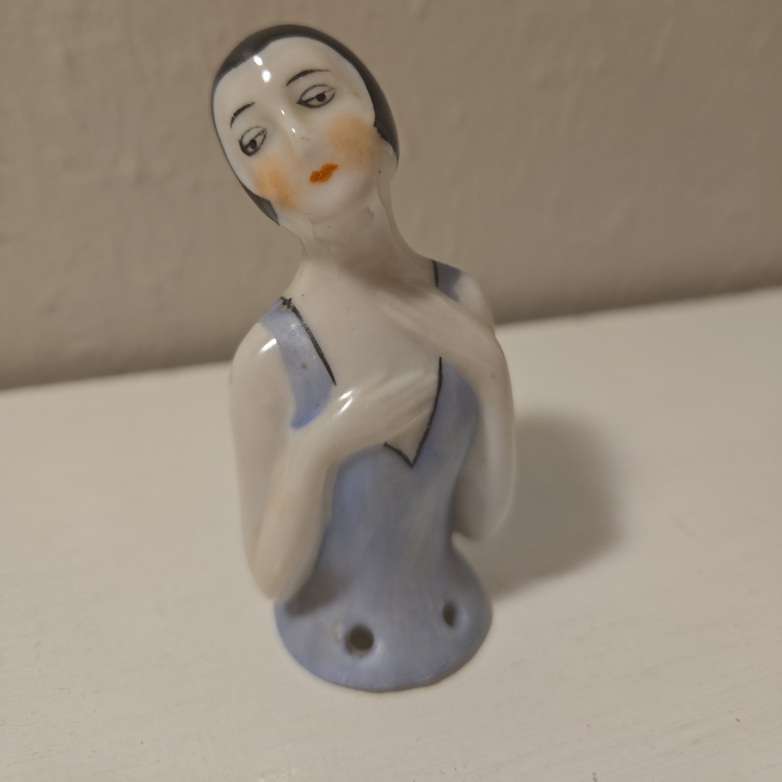 Art Deco Half Doll Figurine