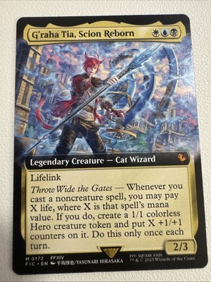 g'raha tia mtg card HARD CONTROL Budget Competitive Commander where X is that spells mana value MTG Final Fantasy English GRaha
