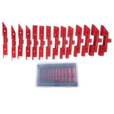 For Router Table Setup Bars Height Gauge 14PCS Precision Aluminum Setup Blocks