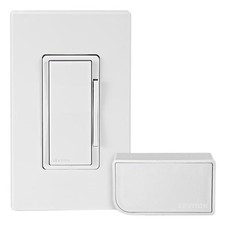 Leviton Decora White WiFi Smart Dimmer Switch w/Remote Control  Smart Bridge