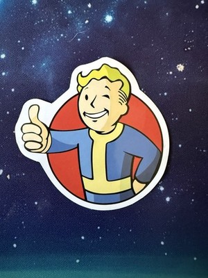 Fallout Sticker Vault Boy TV Show Game Decal Post Apocalypse Gamer Fan Art