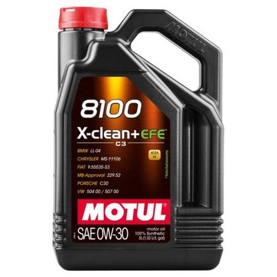 Motoröl MOTUL 111678 8100 XCLEAN+ EFE 0W30 5L [D]