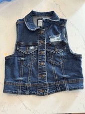 Kids Denim Vest Small
