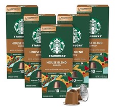 Starbucks by Nespresso Original Line House Blend Medium Roast Coffee 50-Count