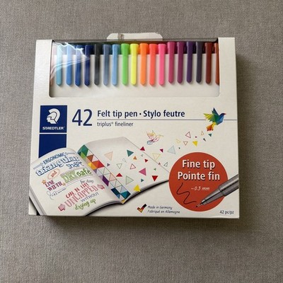 42 Coloring Art Paint Fine Felt Tips Fineliner Draw Color Pens Markers