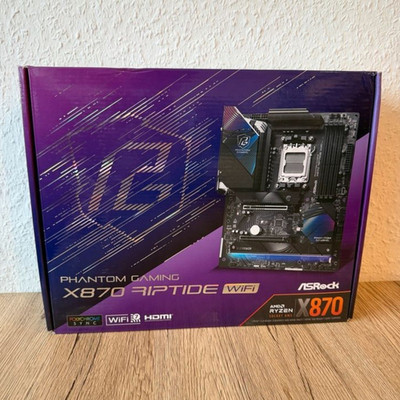 ASRock Phantom Gaming X870 Riptide WiFi Mainboard, AMD, HDMI, Polychrome Sync