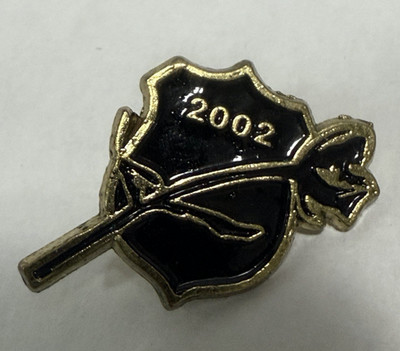 2002 Shield + Rose Lapel Pin From National Law Enforcement Officers Memorial *