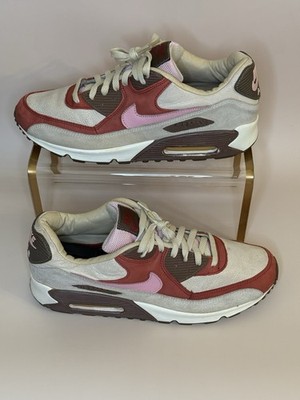 Nike DQM x Air Max 90 Bacon Red Pink Brown White Men's Sneaker 310766-161 2004
