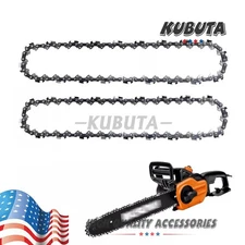 2pc 14" inch Chainsaw Chain Full Chisel for Worx WG305 52 DL 3/8"LP .050" 52 DL