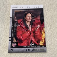 2025 Panini Chronicled Caitlin Clark # 58 Fever