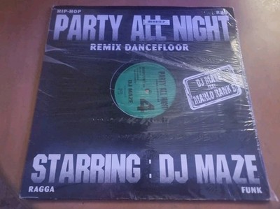 DJ Maze Feat Marlo Rank's    Party All Night Vol.4 (12'', 33 1/3 U/min)