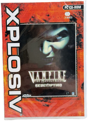 Vampire The Masquerade Redemption PC CD-ROM 2 Discs Xplosiv Sealed Rare