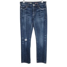 Women's ANTHROPOLOGIE PILCRO Relaxed Straight Fit Jeans size 26 MEDIUM WASH BLUE